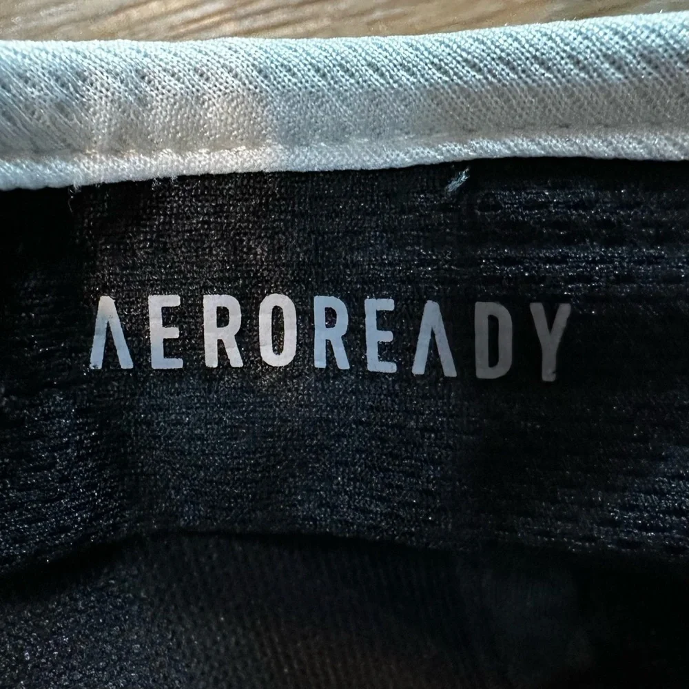 Adidas Aeroready Black Athleisure Adjustable Strapback Women's Cap Hat, OS